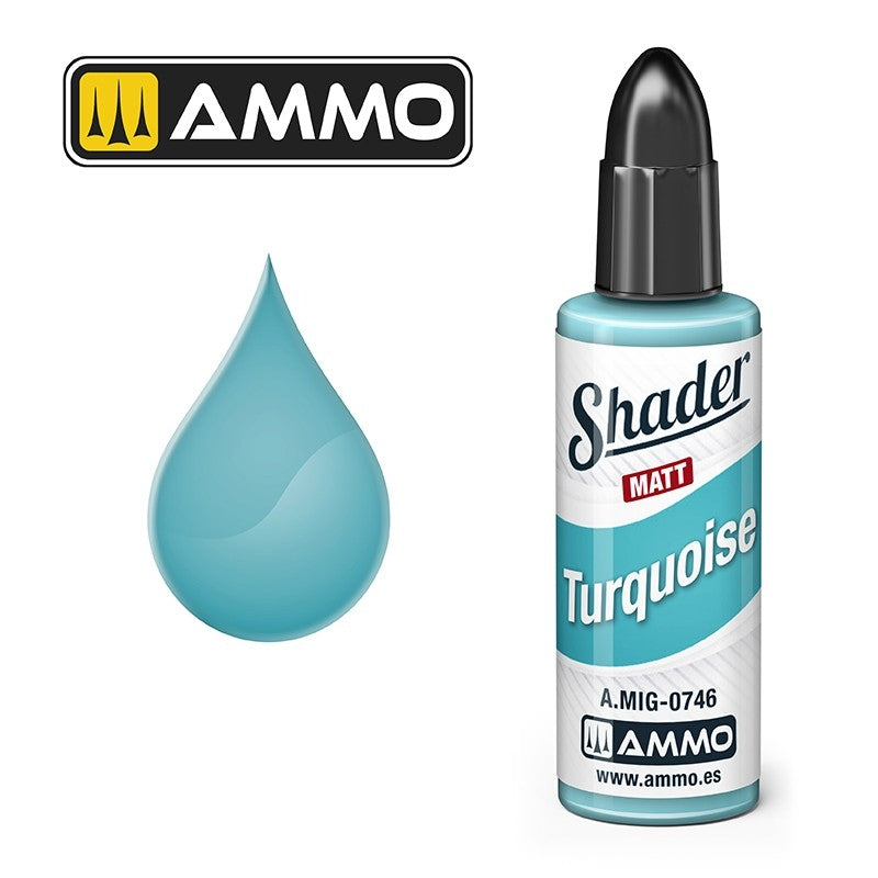 AMMO of Mig Jimenez A.MIG 0746 Turquoise Shader Matt