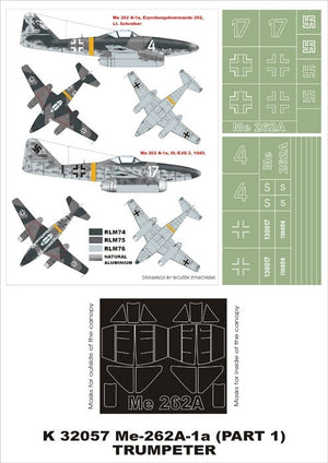 Montex K32057 Me-262A-1a 1/32