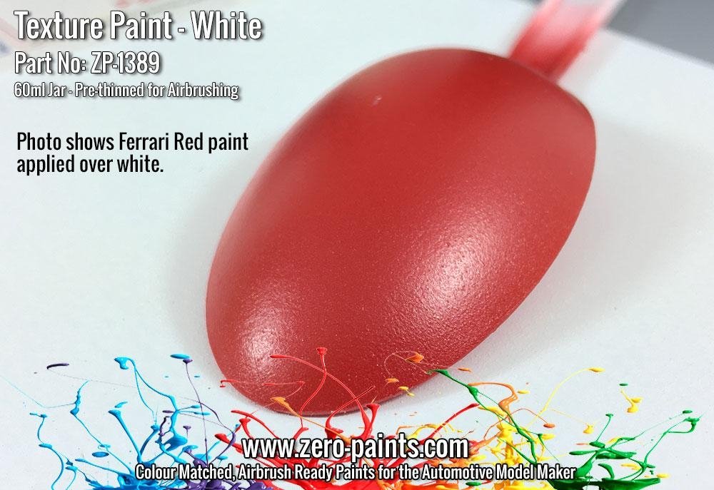 Zero Paints 1389-30 White Textured - Engines, Interiors etc 30ML – imagen 2