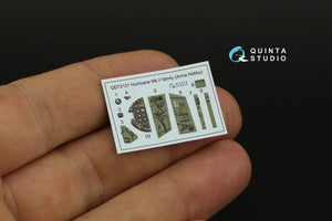 Quinta Studio QD72121 Hurricane Mk.II family 3D-Printed coloured Interior on decal paper (Arma Hobby) 1/72 – immagine 8