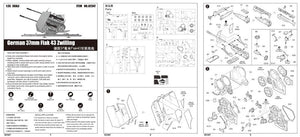 Trumpeter 02347 German 37mm Flak 43 Zwilling 1/35 – immagine 3