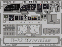 Intérieur du B-26 Eduard FE372 MONOGRAMME, REVELL 1/48