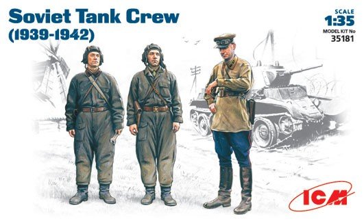 ICM 35181 Soviet tank crew 1939-1942 1/35