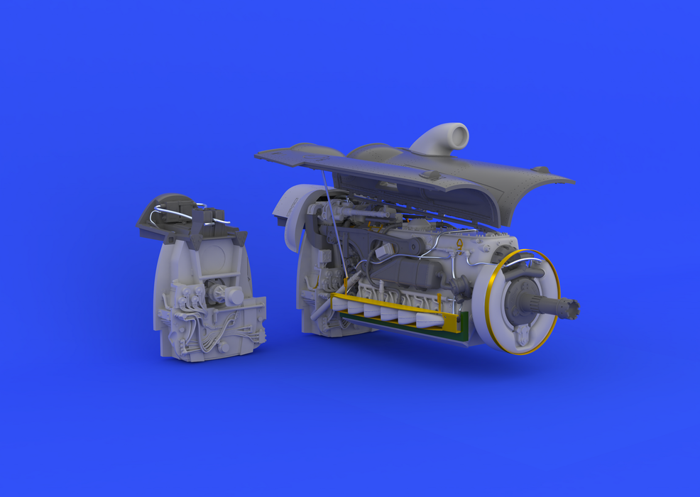 Eduard 632025 Bf 109G-6 engine 1/32 (Revel) – immagine 5