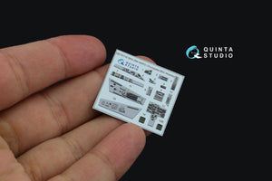 Quinta Studio QD72118 MiG-29A (NATO) 3D-Printed coloured Interior on decal paper (Trumpeter/IBG Models) 1/72 – zdjęcie 3