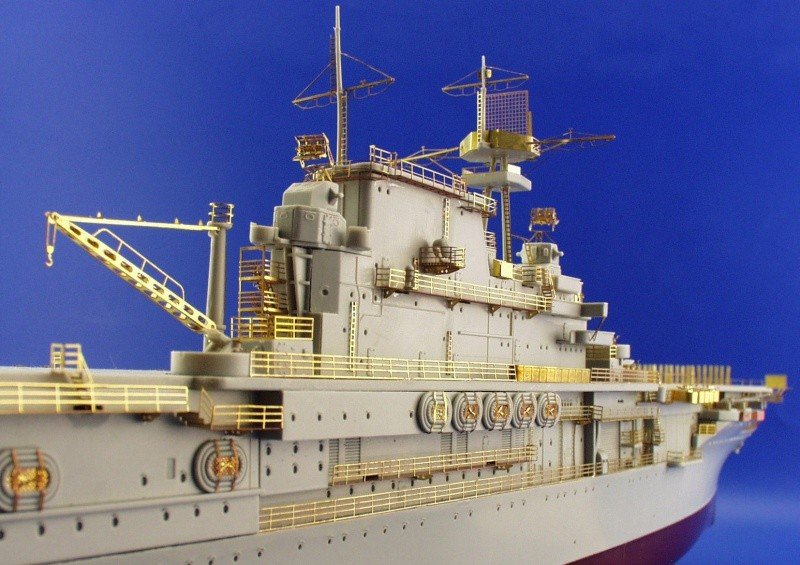 Eduard 53007 US Aircraft Carrier Hornet railings 1/350 Trumpeter – immagine 4