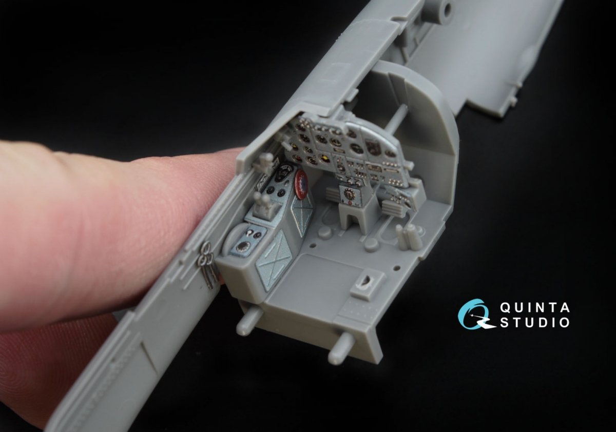 Quinta Studio QD48020 IL-2 3D-Printed &amp;amp; coloured Interior on decal paper (for Tamiya kit) 1/48 – imagen 4