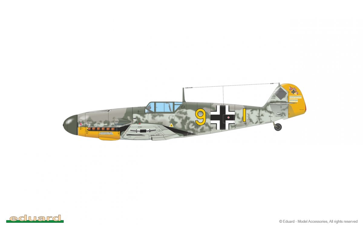 Eduard 82115 Bf 109F-2 1/48 – immagine 8