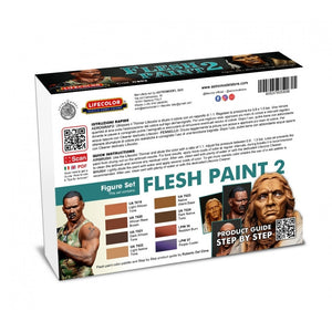 Lifecolor CE03 Acrylic paint Set Flesh Paint 2 8x22ml – imagen 2