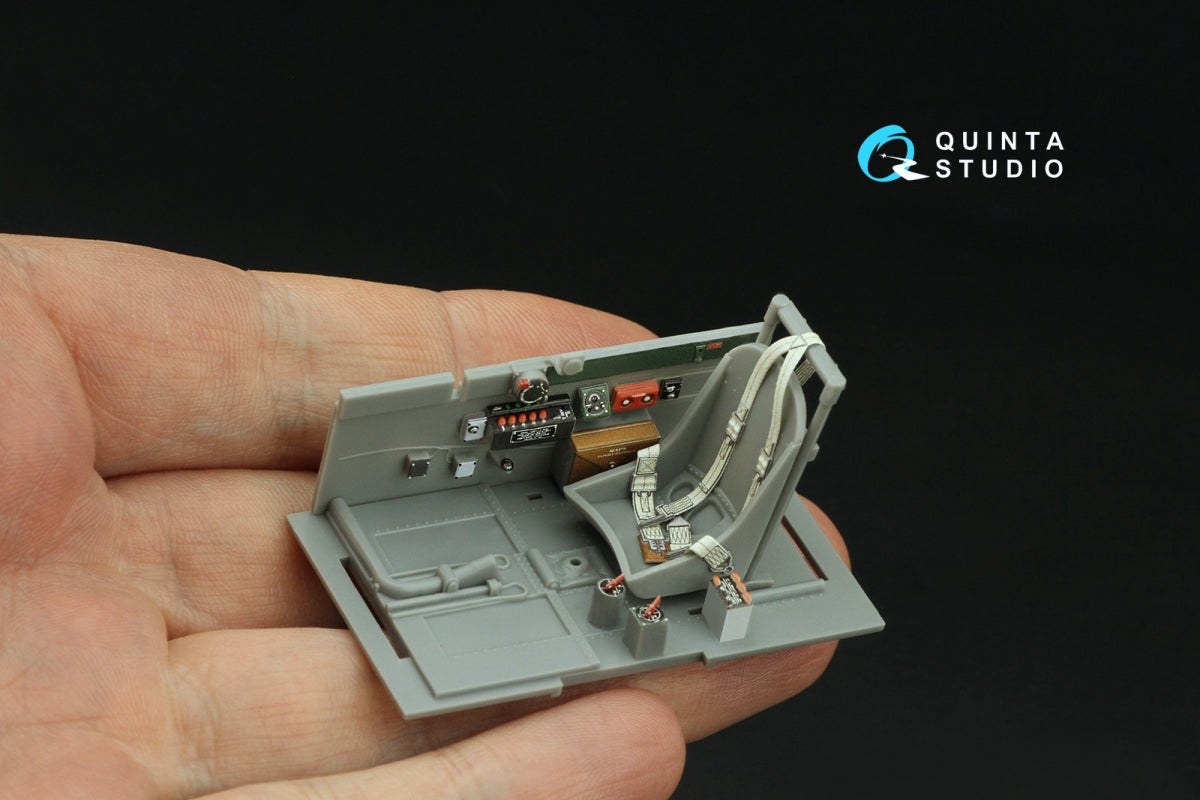 Quinta Studio QD32197 P-47D Thunderbolt Bubbletop Early 3D-Printed coloured Interior on decal paper (Hasegawa) 1/32 – immagine 7