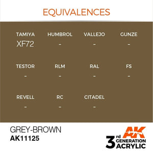 AK Interactive AK11125 GREY-BROWN – STANDARD 17ml – Bild 3