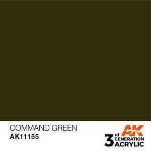 AK Interactive AK11155 COMMAND VERT – STANDARD 17 ml