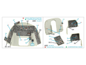 Quinta Studio QDS-35110 Mi-17 3D-Printed coloured Interior on decal paper (Trumpeter) (Small version) 1/35 – Bild 2