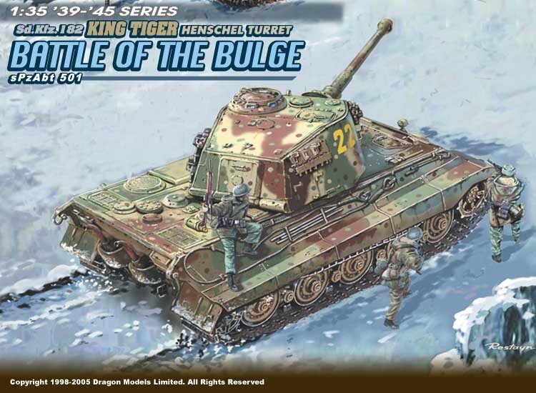 Dragon 6254 Sd.Kfz. 182 King Tiger Henschel Turret 1/35 – immagine 2