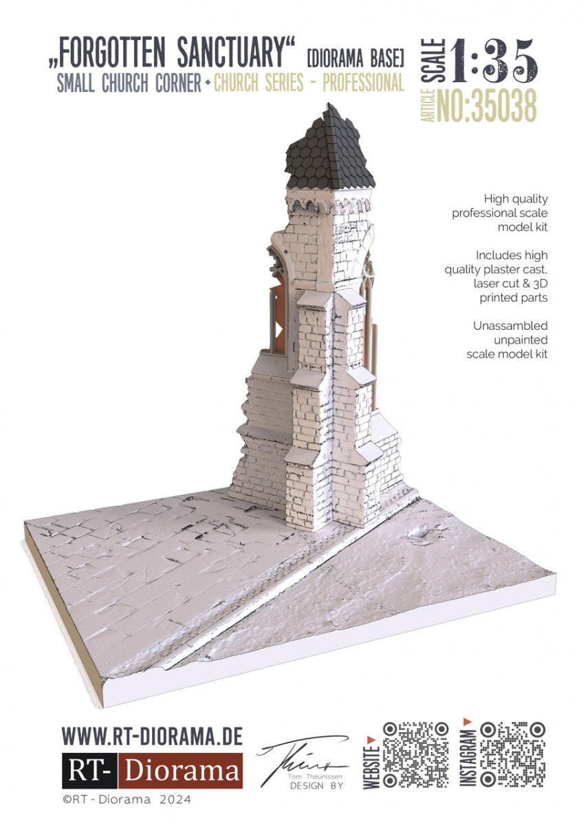 RT-Diorama 35038 Socle de diorama : Coin d’église « Sanctuaire oublié » 1/35 – image 2