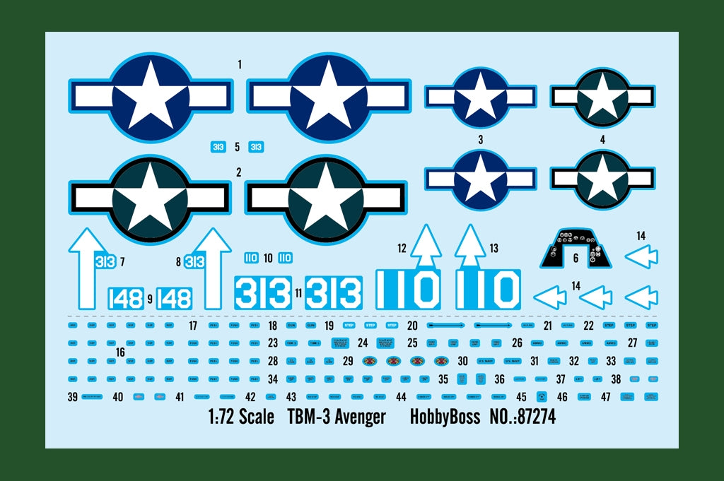 Hobby Boss 87274 TBM-3 Avenger 1/72 – immagine 4