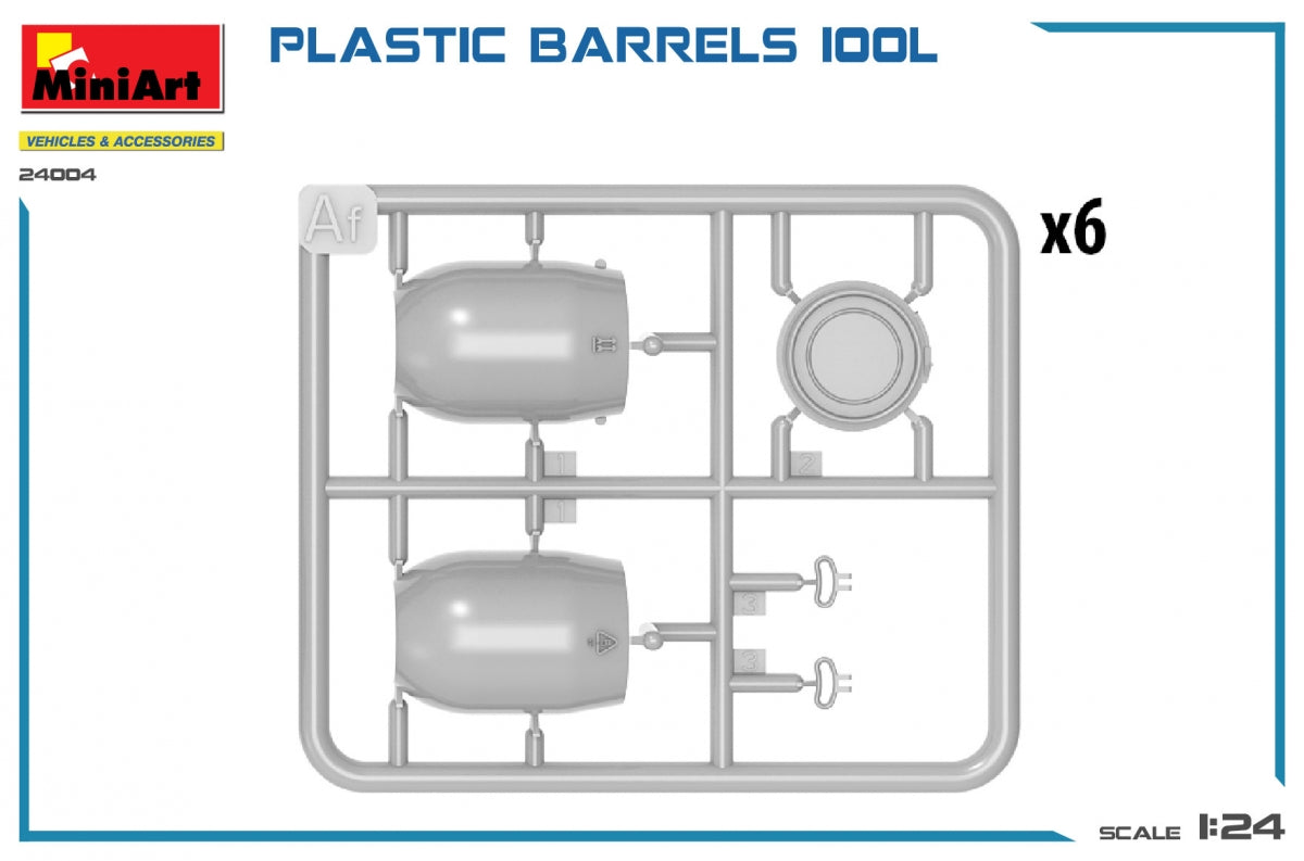 MiniArt 24004 FÛTS EN PLASTIQUE 100L 1/24 – image 3