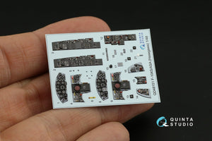 Quinta Studio QD48151 F-104S-ASA 3D-Printed &amp;amp; coloured Interior on decal paper (Hasegawa) 1/48 – immagine 7