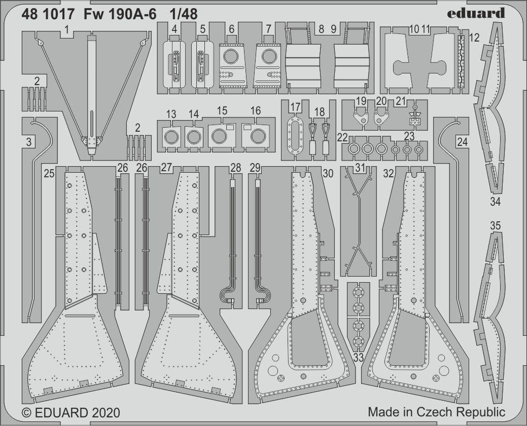 Eduard 481017 Fw 190A-6 pour EDUARD 1/48