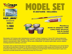 Mirage Hobby 840092 ORP &amp;#39;ORZEŁ&amp;#39; Polish Submarine 1939 1/400 Model set – image 3