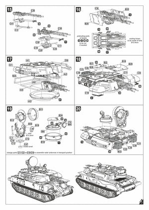 Armory Models 72443 ZSU-23-4V1 Shilka mod.1970 Soviet Modern AA SPG 1/72 – immagine 23