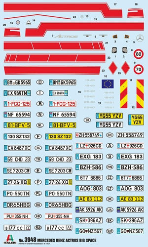 Italeri 3948 MERCEDES-BENZ MP4 BIG SPACE 1/24 – immagine 3