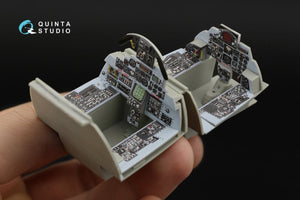 Intérieur imprimé en 3D et coloré sur papier décalcomanie (Revell) Quinta Studio QD32039 F-4E 1/32 – image 6