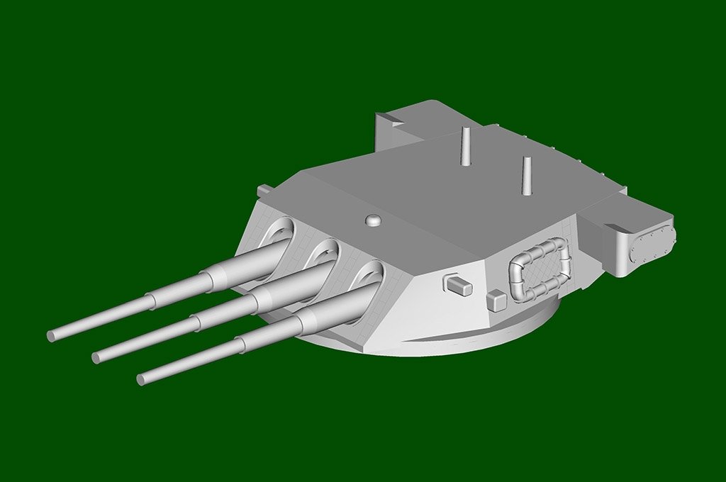 Trumpeter 06740 USS Hawaii CB-3 1/700 – image 6