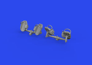 Eduard 632192 Bf 109E rudder pedals early PRINT 1/32 – immagine 3