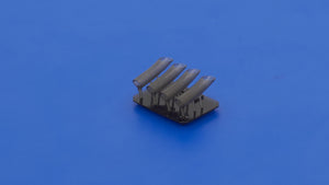 Omask 104820 Hs 129 Exhausts curved (for Hasegawa/Hobby 2000) 3D print 1/48 – immagine 3