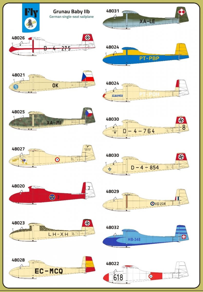 Fly 48023 Grunau Baby IIB Germany 1/48 – immagine 4