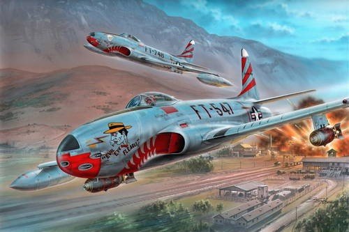 Specjal Hobby 32048 F-80C Étoile filante sur la Corée (1/32) 