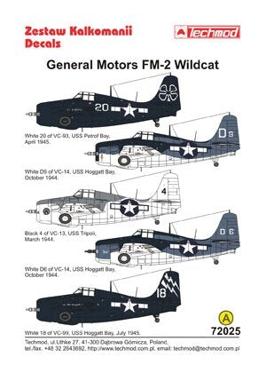 Techmod 72025 - General Motors FM-2 Wildcat 1/72 – Bild 2