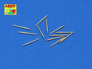 Aber 350L-02 Set of 12 pcs 127mm type 89 A/A long barrels for Japan ships 1/350