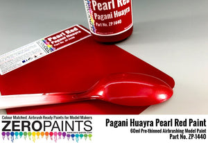 Zero Paints ZP-1440 Pagani Huayra Pearl Red Paint 60ml – Bild 2