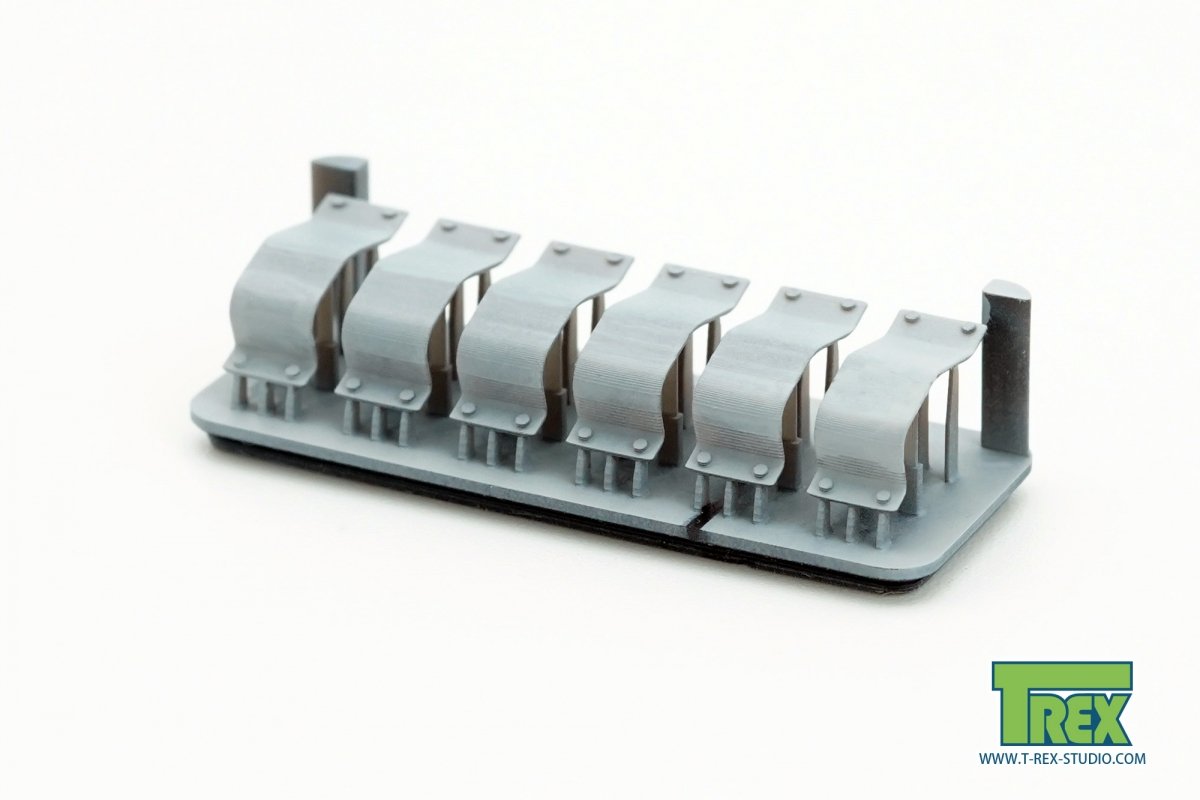 T-Rex Studio TR48004 Track Skids Set (Early Version) for M4 Family 1/48 – immagine 2