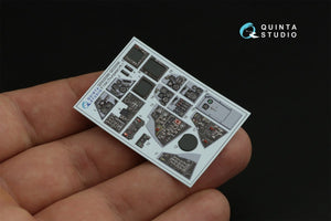 Quinta Studio QD32098 F-14A 3D-Printed &amp;amp; coloured Interior on decal paper ( Trumpeter ) 1/32 – immagine 11
