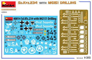 MiniArt 40014 Sd.Kfz.234 WITH MG151 DRILLING 1/35 – zdjęcie 2