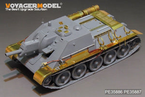 Voyager Model PE35886 WWII Russia SU-122 Basic For MINIART 1/35 – zdjęcie 2