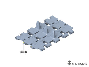 E.T. Model P35-040 France AMX-50(B) Heavy Tank Workable Track ( 3D Printed ) 1/35 – zdjęcie 2