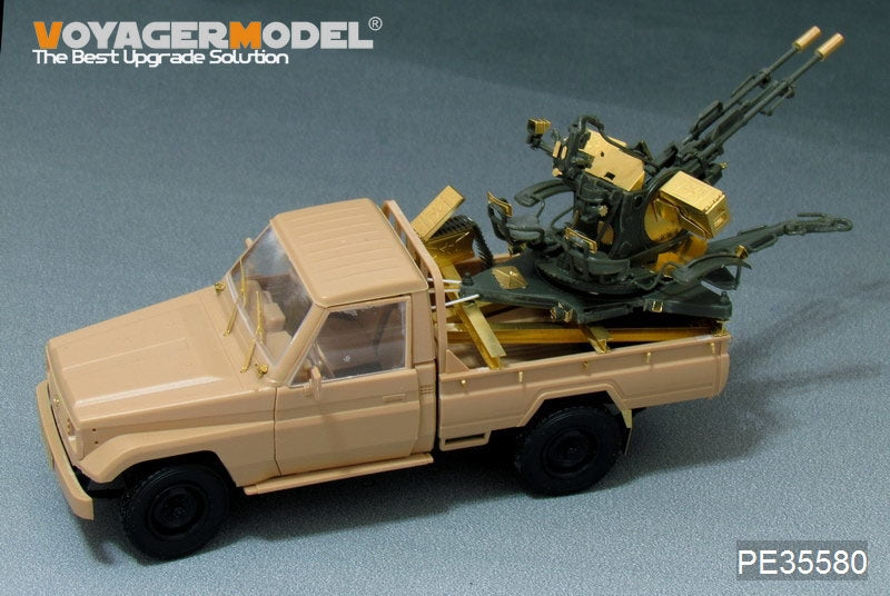 Voyager Model PE35580 Modern Pick UP w/ZU-23-2 FOR MENG VS-004 1/35 – immagine 4