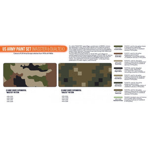 Hataka HTK-CS99 US Army paint set (MASSTER &amp;amp; DUALTEX) (8x17ml) – zdjęcie 3