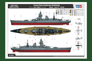 Hobby Boss 86506 French Navy Dunkerque Battleship 1/350 – immagine 2