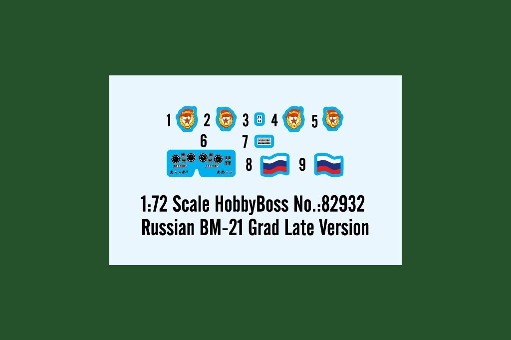 Hobby Boss 82932 Russian BM-21 &amp;quot;Hail&amp;quot; self-propelled rocket launcher late model 1/72 – Bild 4