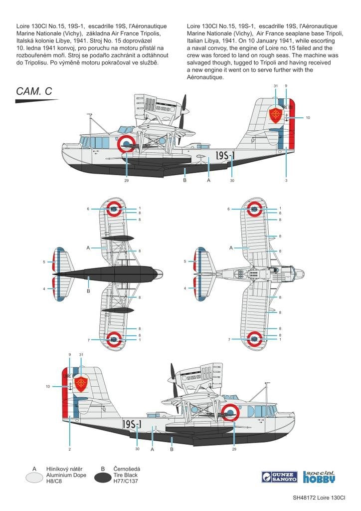 Special Hobby 48172 Loire 130Cl &amp;quot;Colonial&amp;quot; 1/48 – immagine 5