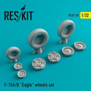RESKIT RS32-0020 F-15 (A/B) &amp;quot;Eagle&amp;quot;resin wheels 1/32