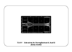 Aber 72A11 Jupes latérales pour Sturmgeschutz III (Early model) 1/72 – image 8
