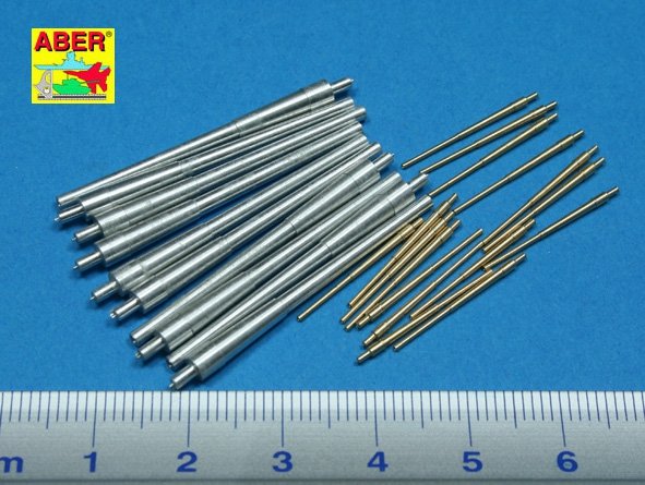 Aber 350L-48 Set of barrels 356mm x 10; 133mm x 16 for King George V, Prince of Wales 1/350 – imagen 2