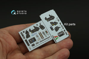 Quinta Studio QD32201 Macchi MC.202 Folgore Early 3D-Printed &amp;amp; coloured Interior on decal paper (Italeri) 1/32 – zdjęcie 13