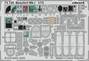 Eduard BIG72163 Beaufort Mk.I for AIRFIX 1/72 – immagine 4